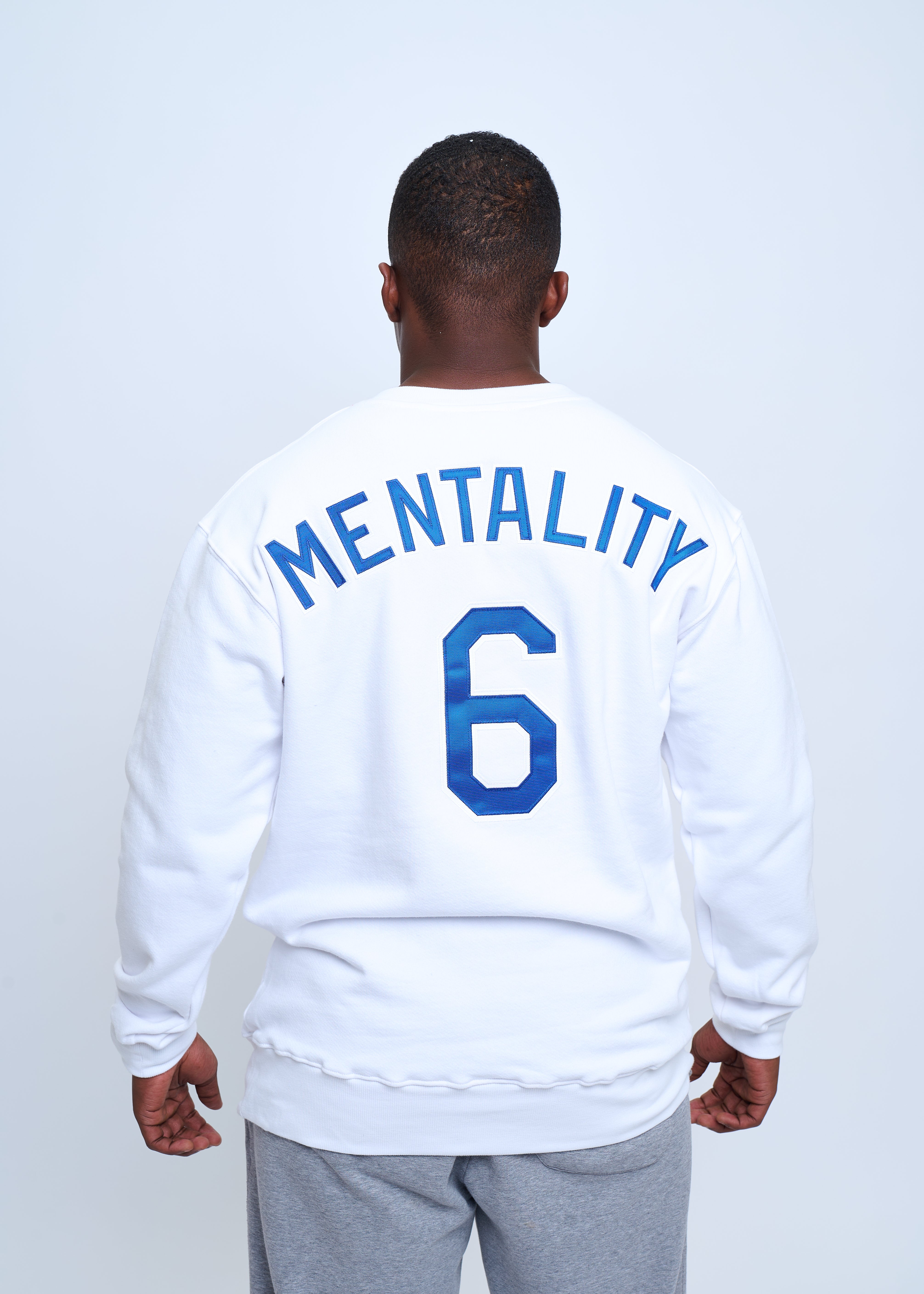 Bullish Mentality LA Dodgers Themed Sweatshirt - White