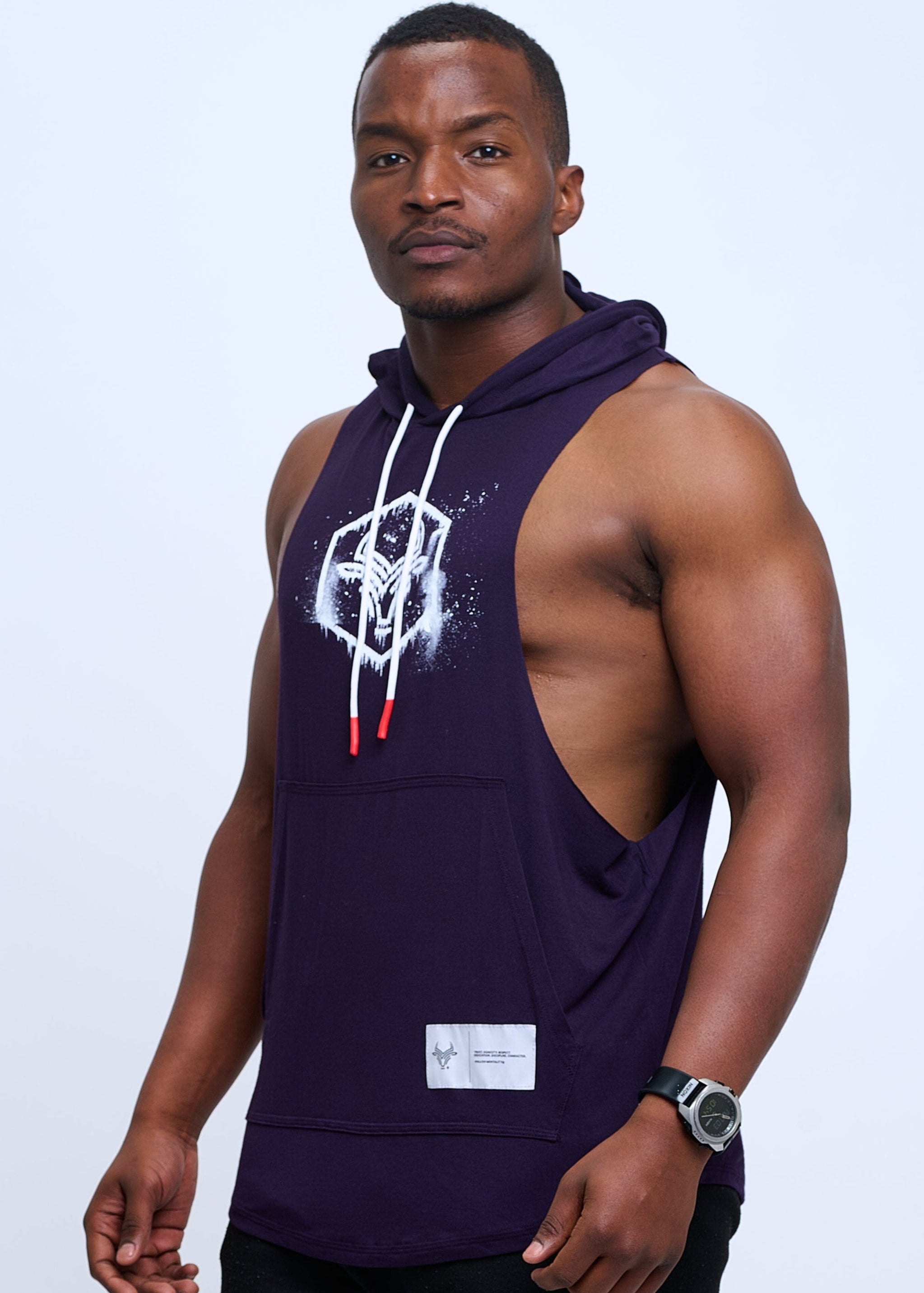 Bullish Mentality Men's Sleeveless Training Hoodie
