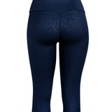 Bullish Mentality Women's Black Leopard Print Leggings